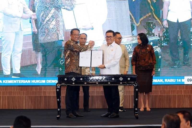 Perkuat Sinergi Bidang Hukum dan Perdagangan, Kemendag dan Kemenkum Tandatangani MoU
