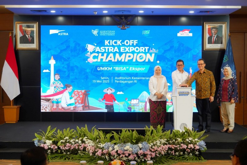 Pacu UMKM BISA Ekspor, Mendag Busan Luncurkan Kick Off Astra Export Champion