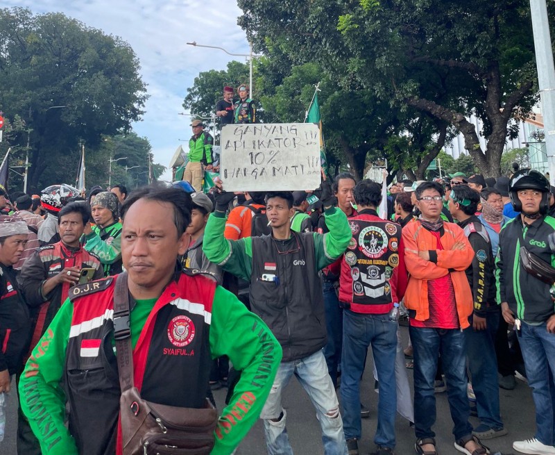 Demo Serentak Driver Ojol Hari Ini: Tuntut Keadilan, Matikan Aplikasi Seharian