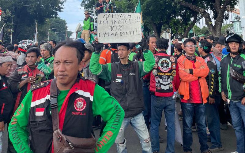 Demo Serentak Driver Ojol Hari Ini: Tuntut Keadilan, Matikan Aplikasi Seharian