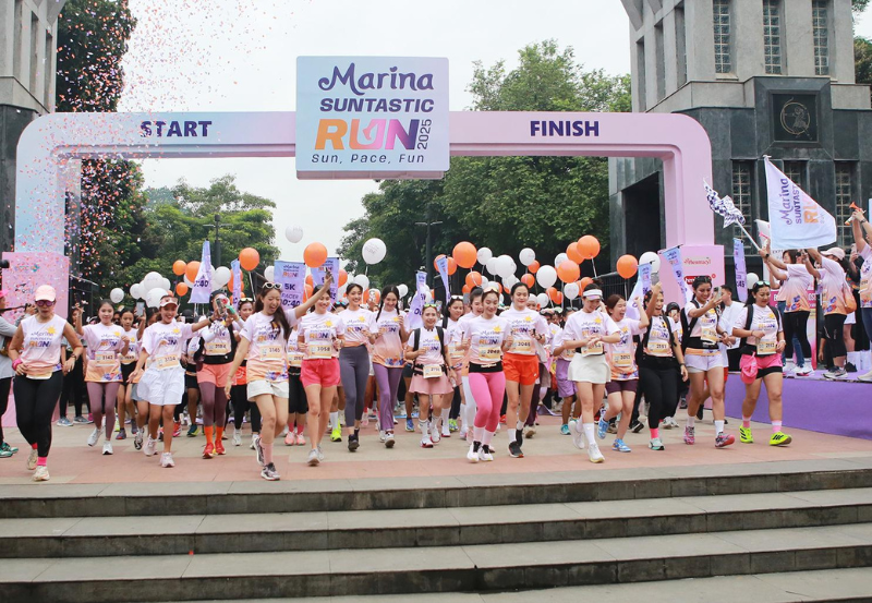 Lautan Pink di Tengah Jakarta, Cerita di Balik Marina Suntastic Run 2025