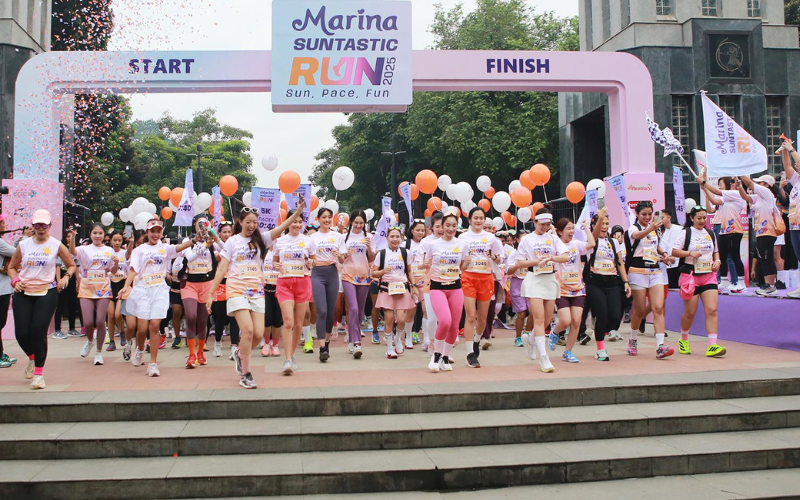 Lautan Pink di Tengah Jakarta, Cerita di Balik Marina Suntastic Run 2025