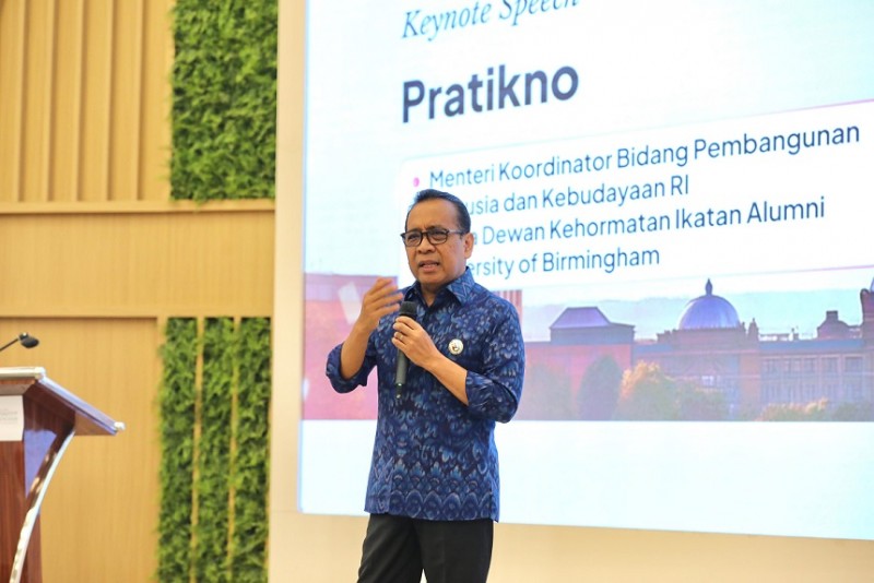 Menko PMK Dorong Alumni University of Birmingham Jadi Pelopor Bijak Hadapi Disrupsi Digital