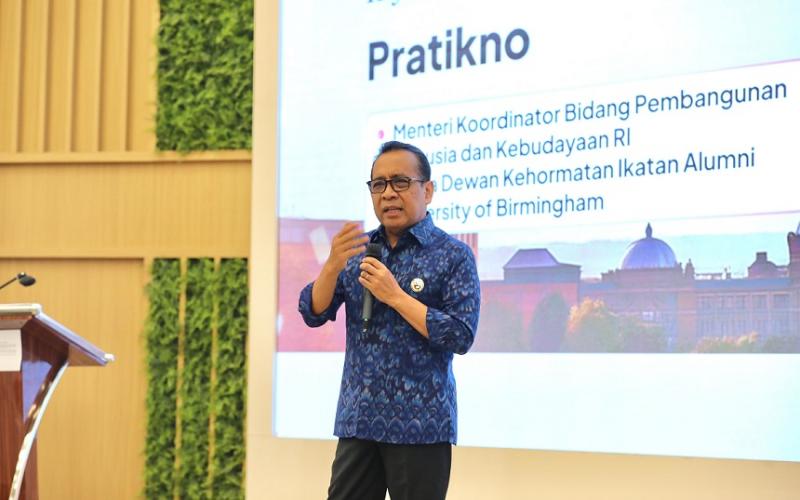 Menko PMK Dorong Alumni University of Birmingham Jadi Pelopor Bijak Hadapi Disrupsi Digital
