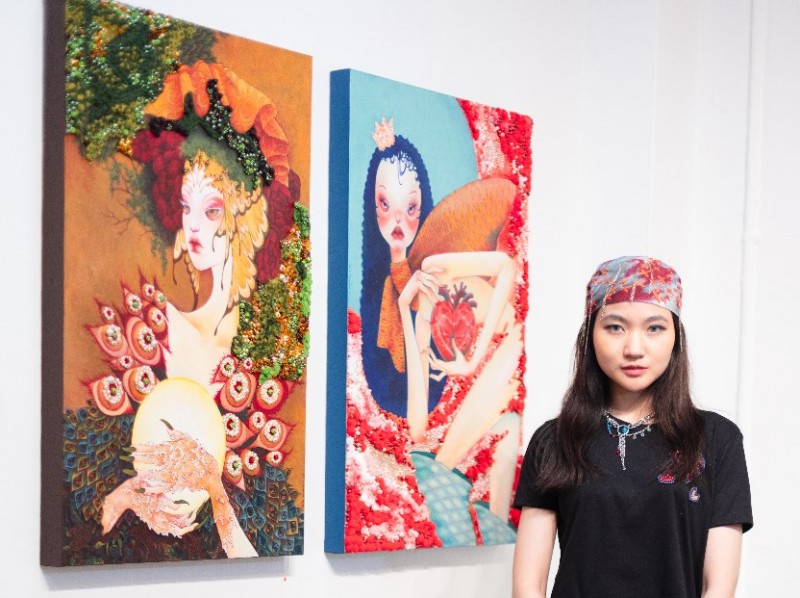 Karya Seniman Tusita Mangalani Sukses Debut Internasional di Mango Art Festival 2025