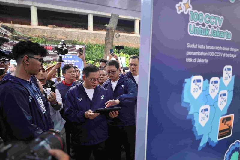 Ada CCTV 24 Jam Terpasang di 12 Taman Jakarta, Warga Bebas Beraktivitas Tanpa Cemas