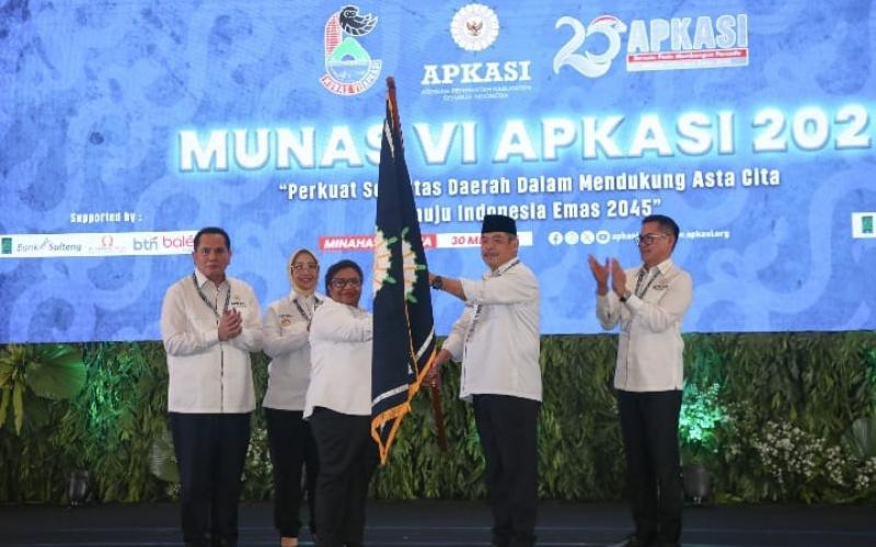 Bursah Zarnubi Pimpin Apkasi 2025–2030, Fokus pada Desentralisasi dan Pendidikan Anak Bangsa