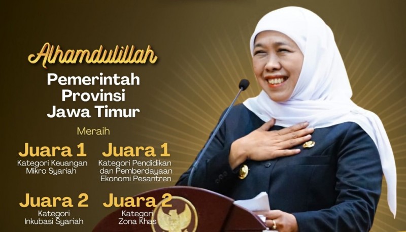 Alhamdulillah, Jawa Timur Bawa Pulang 10 Penghargaan di Anugerah Adinata Syariah 2025