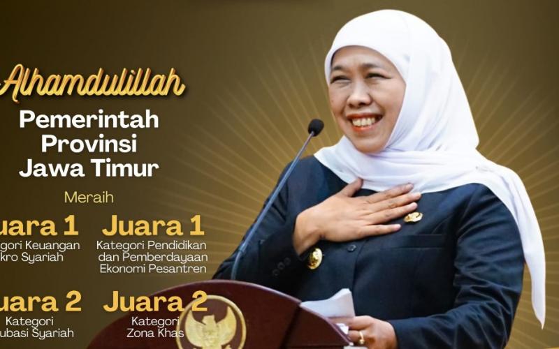 Alhamdulillah, Jawa Timur Bawa Pulang 10 Penghargaan di Anugerah Adinata Syariah 2025