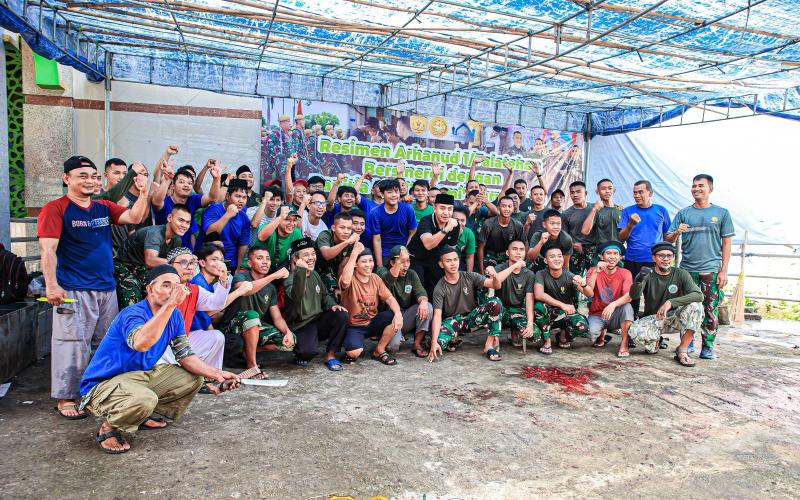 Kolaborasi Arhanud dan Masjid Nurul Huda, Cermin Kepedulian Sosial