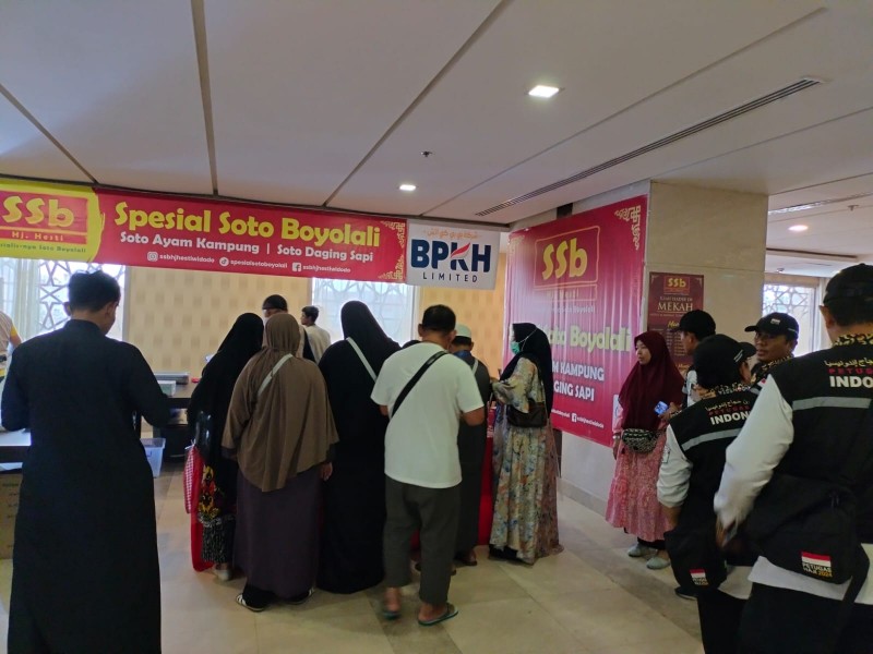 Soto Boyolali Jadi Pengobat Rindu Jemaah Haji Indonesia di Makkah