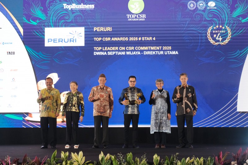 PERURI Raih Dua Penghargaan CSR, Tegaskan Komitmen terhadap Keberlanjutan