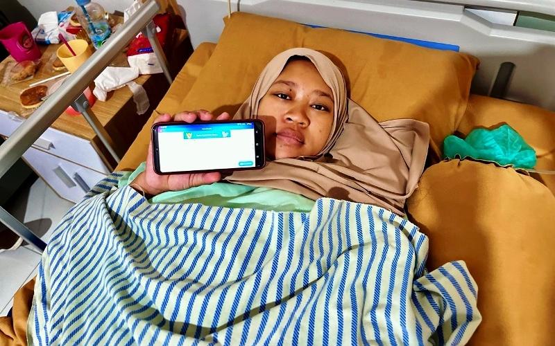 Persalinan Caesar Ditanggung JKN, Laeli Bersyukur Tak Keluarkan Biaya Seperak Pun