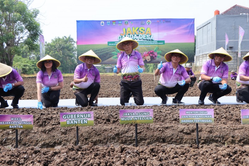 Jaksa Agung Muda Luncurkan Program Perkuat Desa dan Swasembada Pangan di Banten