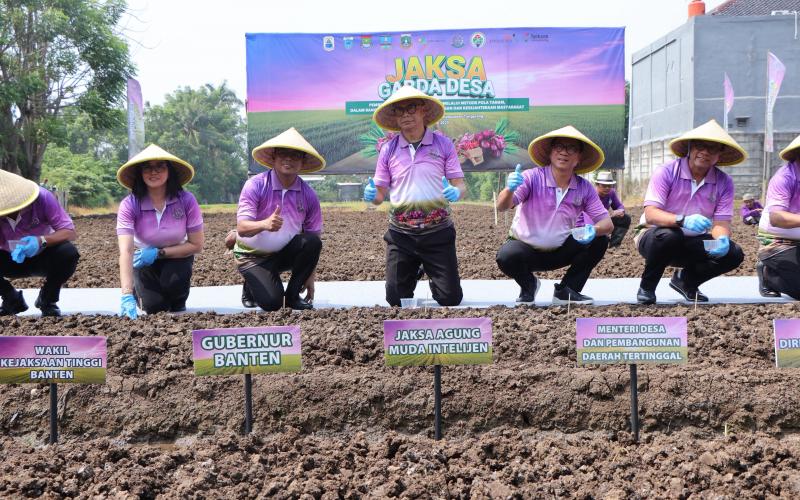 Jaksa Agung Muda Luncurkan Program Perkuat Desa dan Swasembada Pangan di Banten