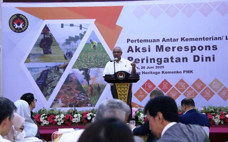 Kemenko PMK Dorong Sinergi Aksi Peringatan Dini, Ubah Strategi Penanggulangan Bencana dari Responsif ke Antisipatif