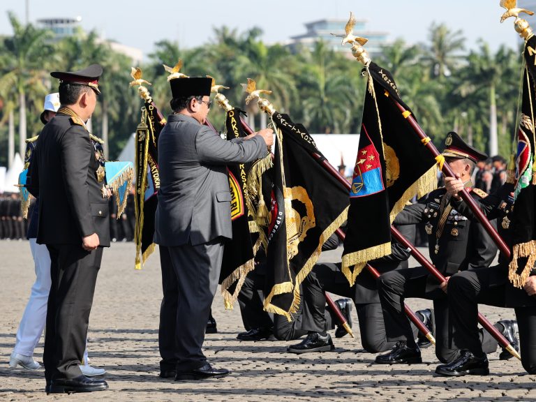 Presiden Prabowo Anugerahkan Nugraha Sakanti, Dorong Polri Semakin Profesional dan Humanis