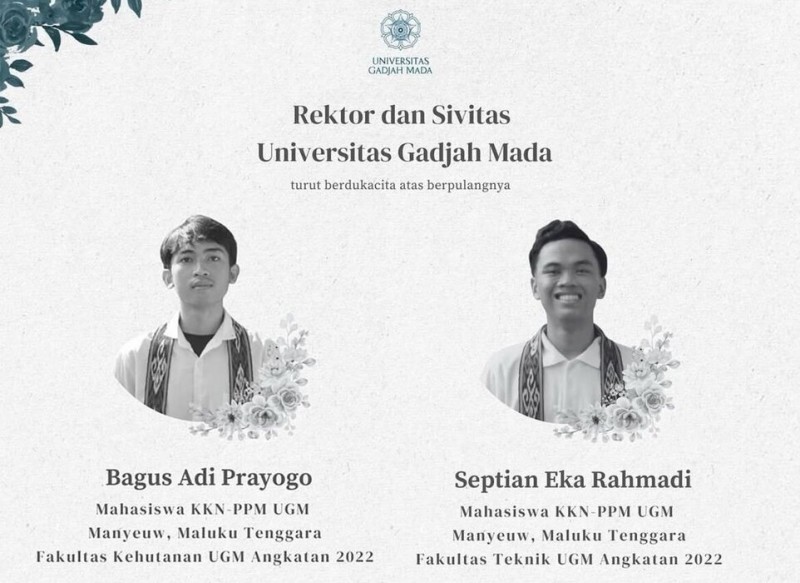 Insiden KKN di Maluku Tenggara: Dua Mahasiswa UGM Tewas Akibat Kecelakaan Laut