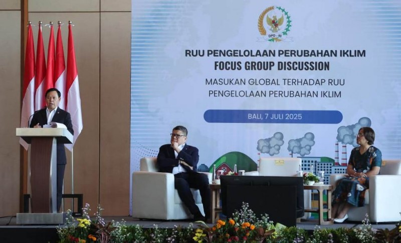 DPD RI Gelar FGD Susun RUU Pengelolaan Perubahan Iklim