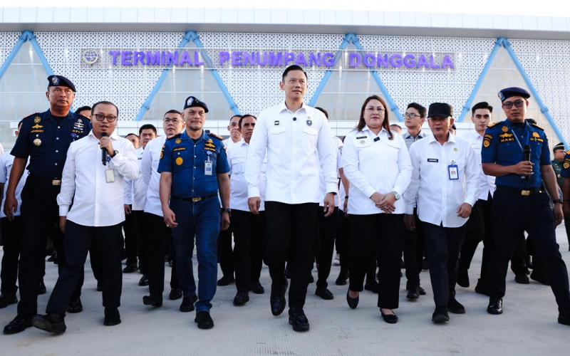 AHY Tinjau Pelabuhan Donggala, Dorong Konektivitas Laut untuk Percepatan Ekonomi Sulawesi Tengah