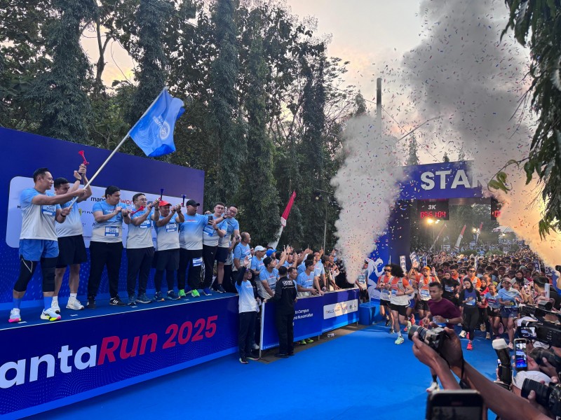 AHY Ikut Lari Bersama di Magelang, Taruna NusantaRun Jadi Simbol Kebersamaan dan Semangat Kebangsaan