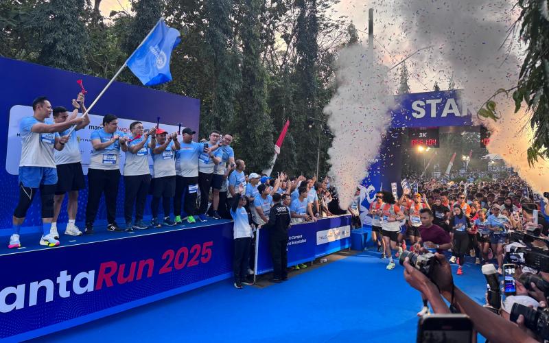 AHY Ikut Lari Bersama di Magelang, Taruna NusantaRun Jadi Simbol Kebersamaan dan Semangat Kebangsaan