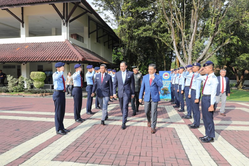AHY Pimpin Upacara HUT ke-35 SMA Taruna Nusantara, Dorong Sekolah Terus Cetak Patriot Muda