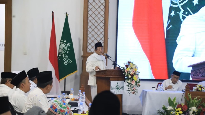Menag Paparkan Konsep Ekoteologi dan Kurikulum Cinta di PPWK PBNU Surabaya