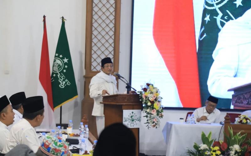 Menag Paparkan Konsep Ekoteologi dan Kurikulum Cinta di PPWK PBNU Surabaya