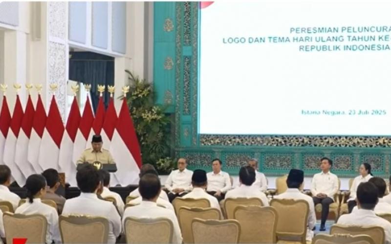 Presiden Prabowo Resmi Luncurkan Tema dan Logo HUT ke-80 RI: "Bersatu, Berdaulat, Rakyat Sejahtera, Indonesia Maju"