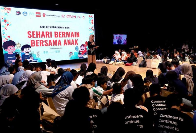 Anak Belajar Cinta Bumi Lewat Bermain, Kemenko PMK dan Save the Children Luncurkan Aksi Generasi Iklim 2025