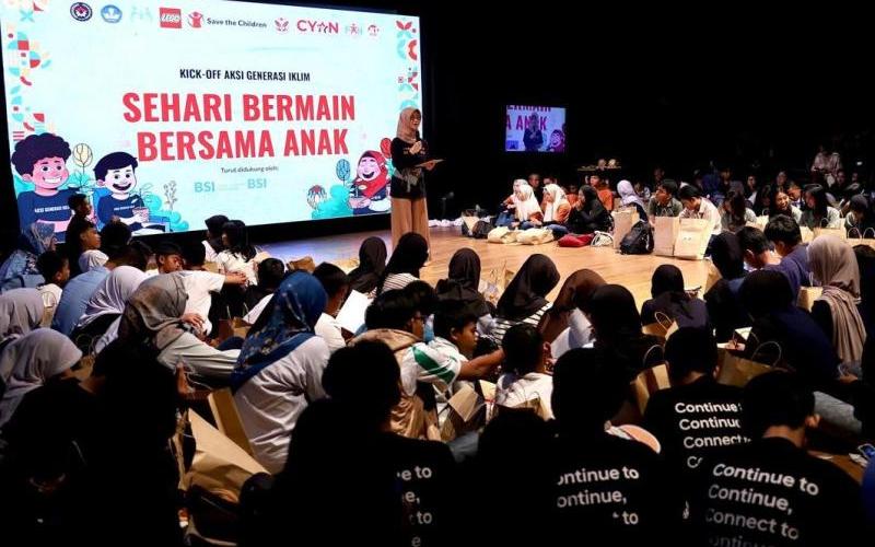 Anak Belajar Cinta Bumi Lewat Bermain, Kemenko PMK dan Save the Children Luncurkan Aksi Generasi Iklim 2025