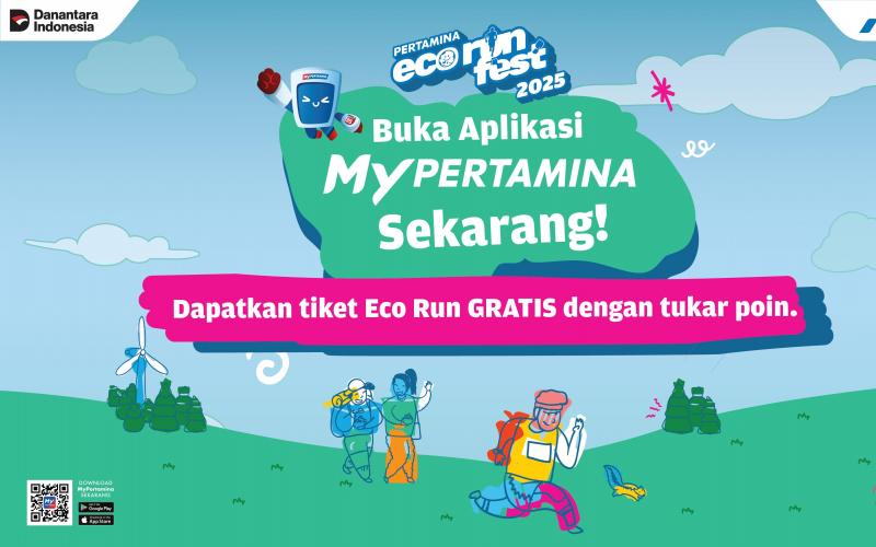 Pertamina Buka Penukaran Poin MyPertamina untuk Tiket Eco Run dan Festival Musik