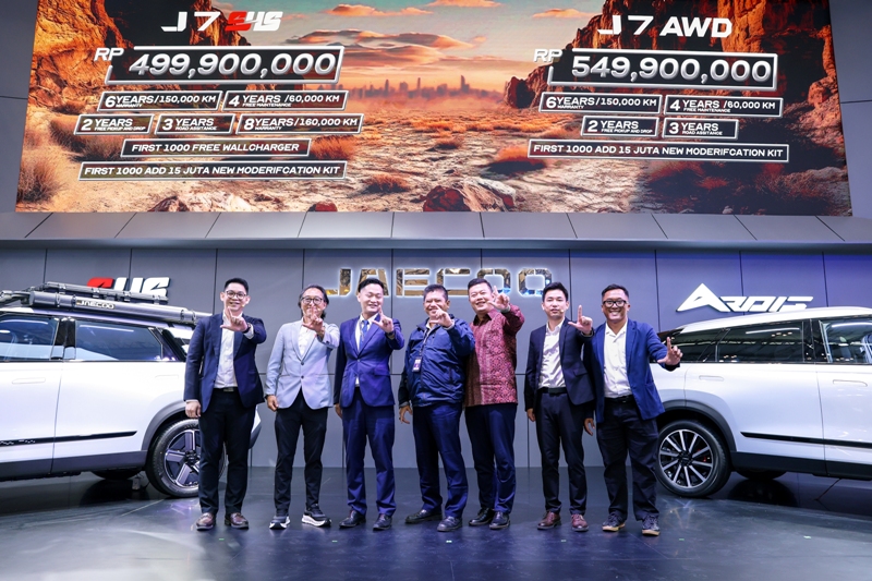Bawa Standar Baru SUV Premium Hybrid di Indonesia, JAECOO Resmikan Kehadiran J7