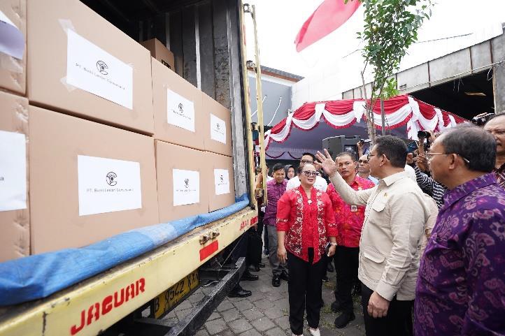 Siap Menjadi Motor Ekspor Nasional, Mendag Busan Lepas Ekspor Rempah dan Madu UMKM Bali