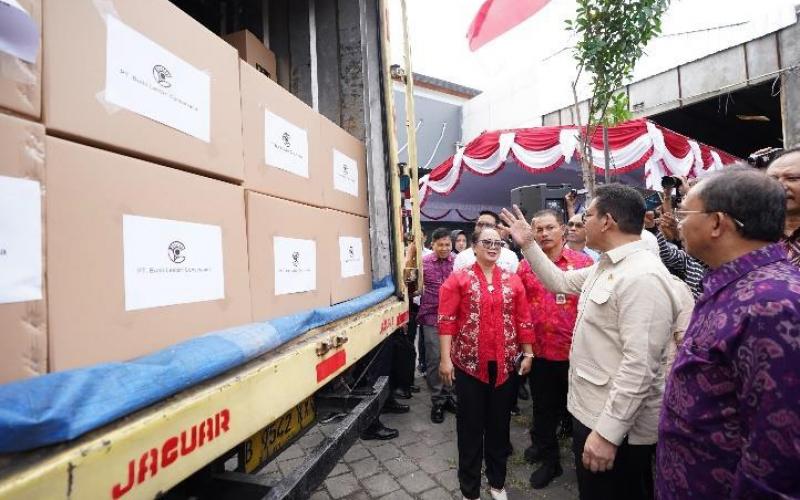 Siap Menjadi Motor Ekspor Nasional, Mendag Busan Lepas Ekspor Rempah dan Madu UMKM Bali