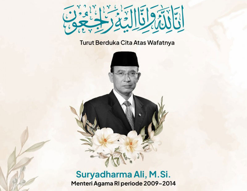 Mantan Menag Suryadharma Ali Wafat, Nasaruddin Umar Sampaikan Belasungkawa
