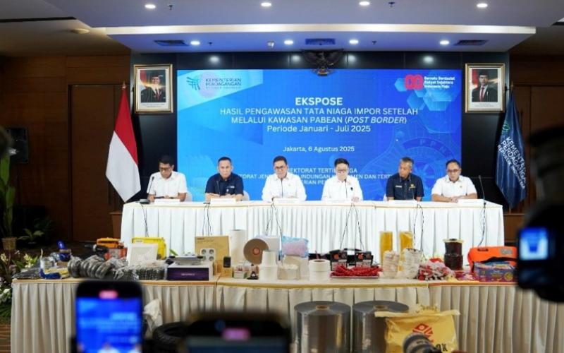 Tegaskan Komitmen Lindungi Industri dan Konsumen, Kemendag Bongkar Impor Ilegal Rp26,48 Miliar