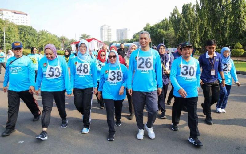 Kemenko PMK Gaungkan Budaya Hidup Sehat ASN Lewat Kegiatan Healthy Life