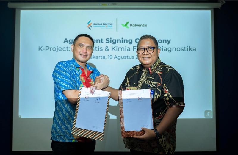 Tingkatkan Layanan Vaksinasi, Kimia Farma Diagnostika Jalin Kemitraan Strategis dengan Kalventis Sinergi Farma