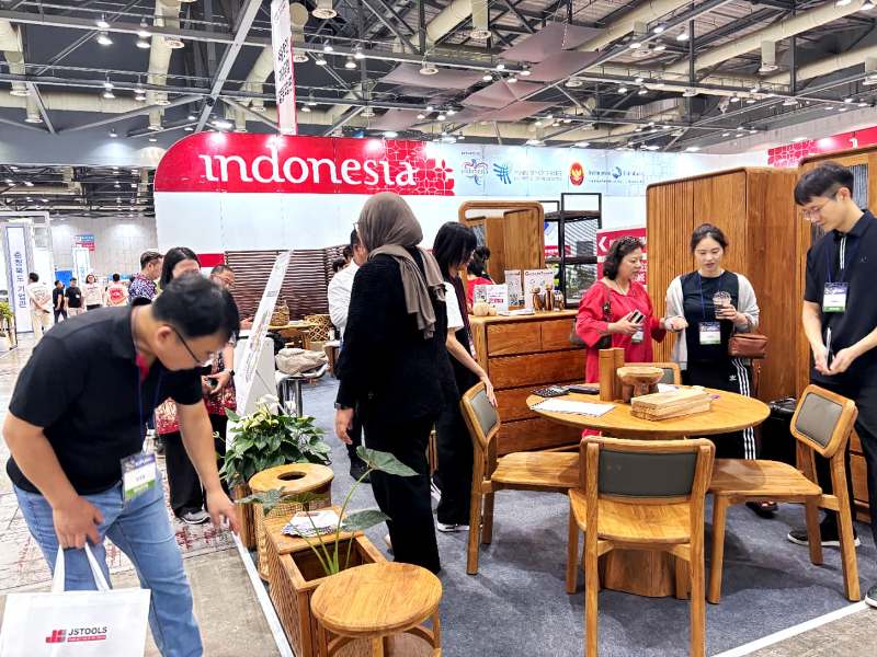 Furnitur Indonesia Berdesain Multifungsi dan Elegan Raih Potensi Transaksi Rp50,60 Miliar di Korea Selatan