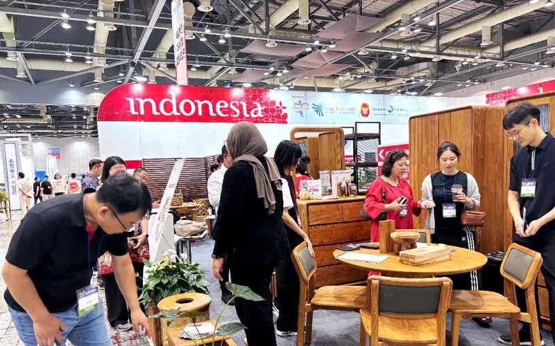 Furnitur Indonesia Berdesain Multifungsi dan Elegan Raih Potensi Transaksi Rp50,60 Miliar di Korea Selatan