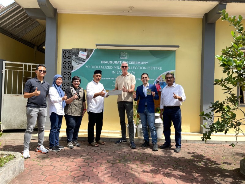 Nestlé Indonesia Digitalisasi 70 Pos Penampungan Susu di Jawa Timur