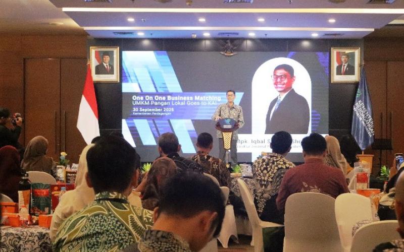 Kemendag dan KAI Sinergi Buka Jalur Distribusi UMKM Pangan ke Pasar Transportasi Nasional