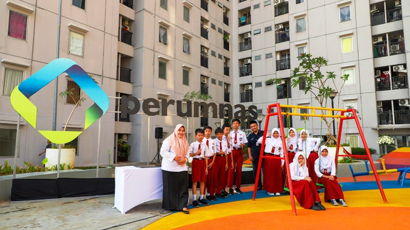 Dukung Kesehatan dan Pencegahan Stunting, Perumnas Bangun Toilet dan Sanitasi Umum di Posyandu Jeruksawit