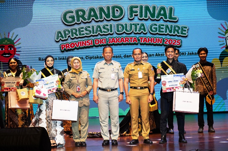 Dua Mahasiswa UPNVJ yang Menyuarakan Harapan Generasi Berencana pada Ajang Duta GenRe DKI Jakarta 2025