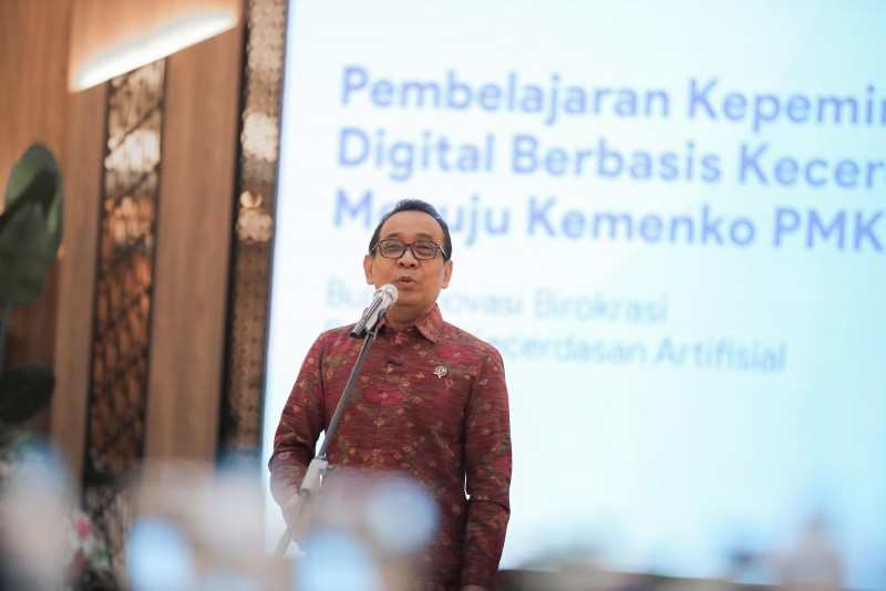 Menko PMK Dorong Transformasi Digital dan Inovasi Birokrasi Berbasis Kecerdasan Artifisial