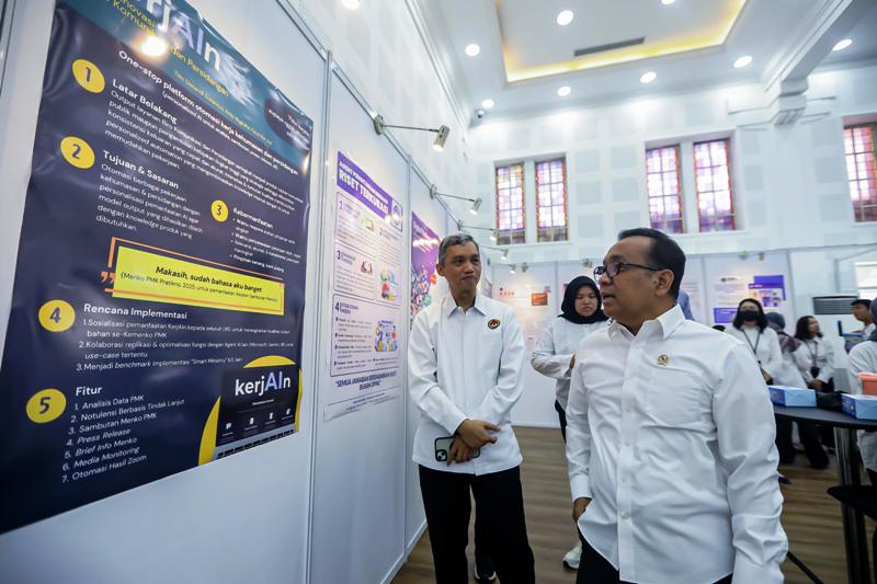 Bulan Inovasi Birokrasi AI Kemenko PMK 2025, Menko PMK: AI untuk Produktivitas dan Keseimbangan Hidup