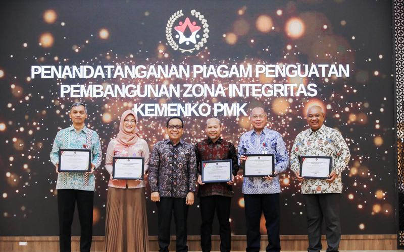 Menko PMK Komitmen Penguatan Pembangunan Zona Integritas dengan Aksi Nyata