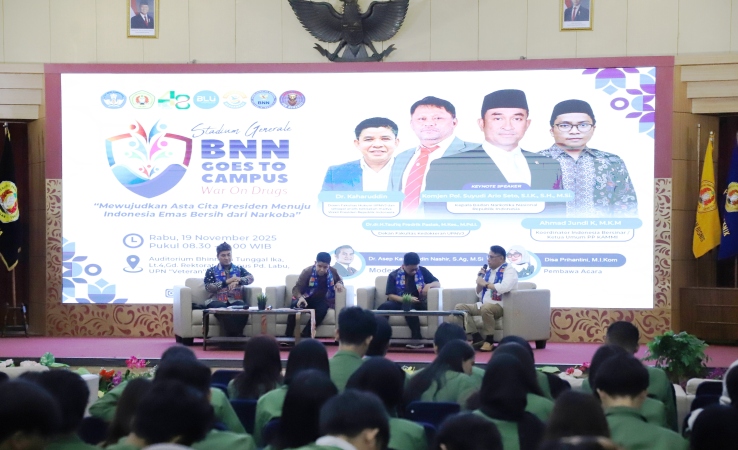 Dies Natalis ke-48 UPNVJ: Kolaborasi BNN Goes to Campus Wujudkan Asta Cita Presiden Prabowo Subianto